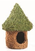 Nature first tiki hut knaaghuis - 13x13x17 cm - 1 stuks