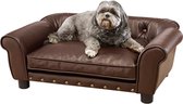 Enchanted hondenmand / sofa brisbane pebble bruin - 85x53,5x31,5 cm - 1 stuks