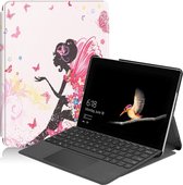 Microsoft Surface Go 2 Hoes - Mobigear - Design Serie - Kunstlederen Bookcase - Fairy - Hoes Geschikt Voor Microsoft Surface Go 2