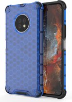 Voor Huawei Enjoy 20 Pro schokbestendige honingraat pc + TPU-hoes (blauw)