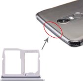 Nano-simkaarthouder + microSD-kaarthouder voor LG Stylo 5 / Q720 LM-Q720MS LM-Q720TSW Q720CS (zilver)