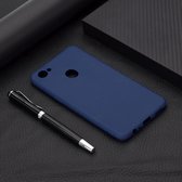 Voor OPPO F7 Candy Color TPU Case (blauw)