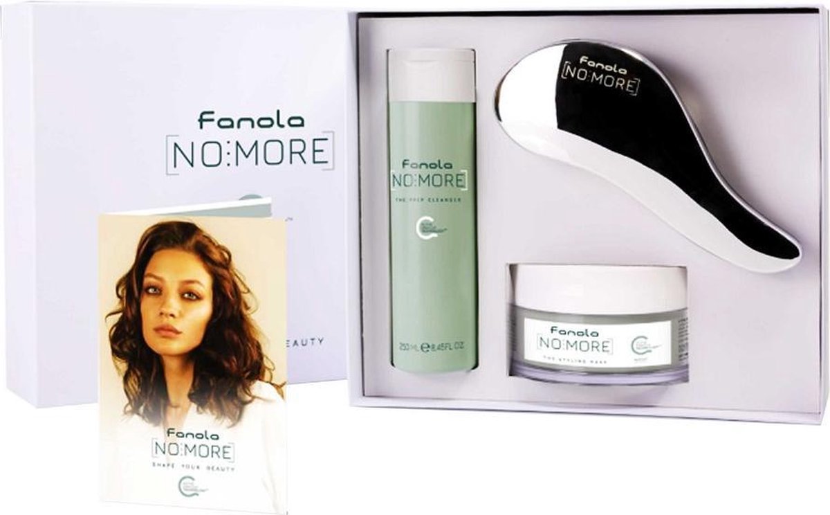 Fanola - Set No More Shampoo 250Ml + Mask 200Ml + Brush