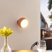 Arcchio - Wandlampen buiten- met dimmer - 1licht - staal, kunststof - oranje, wit - Inclusief lichtbron