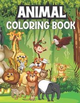 Animal Coloring Book: Activity book for kids, girls and Adult Coloring Book for Animal Lovers