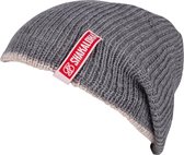 Shakaloha Gebreide Wollen Muts Heren & Dames Beanie Hat van merino wol zonder voering - Bender Beanie MrnRV Grey Unisex - One Size Wintermuts