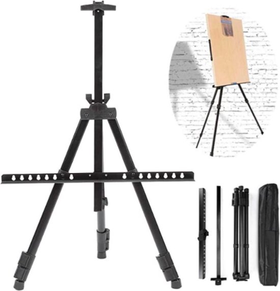 Tafelblad Sketchbox-schildersezel Canvas-displaystandaard Draagbare helling Verstelbare desktop-ezel Poster Canvas-displaystandaard Kinderschildersezel Tekenen schilderen