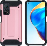 iMoshion Rugged Xtreme Backcover Xiaomi Mi 10T (Pro) hoesje - Rosé Goud
