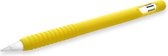 kwmobile hoesje voor styluspen voor Apple Pencil (1. Gen) - siliconenhoes voor tablet pen - geel