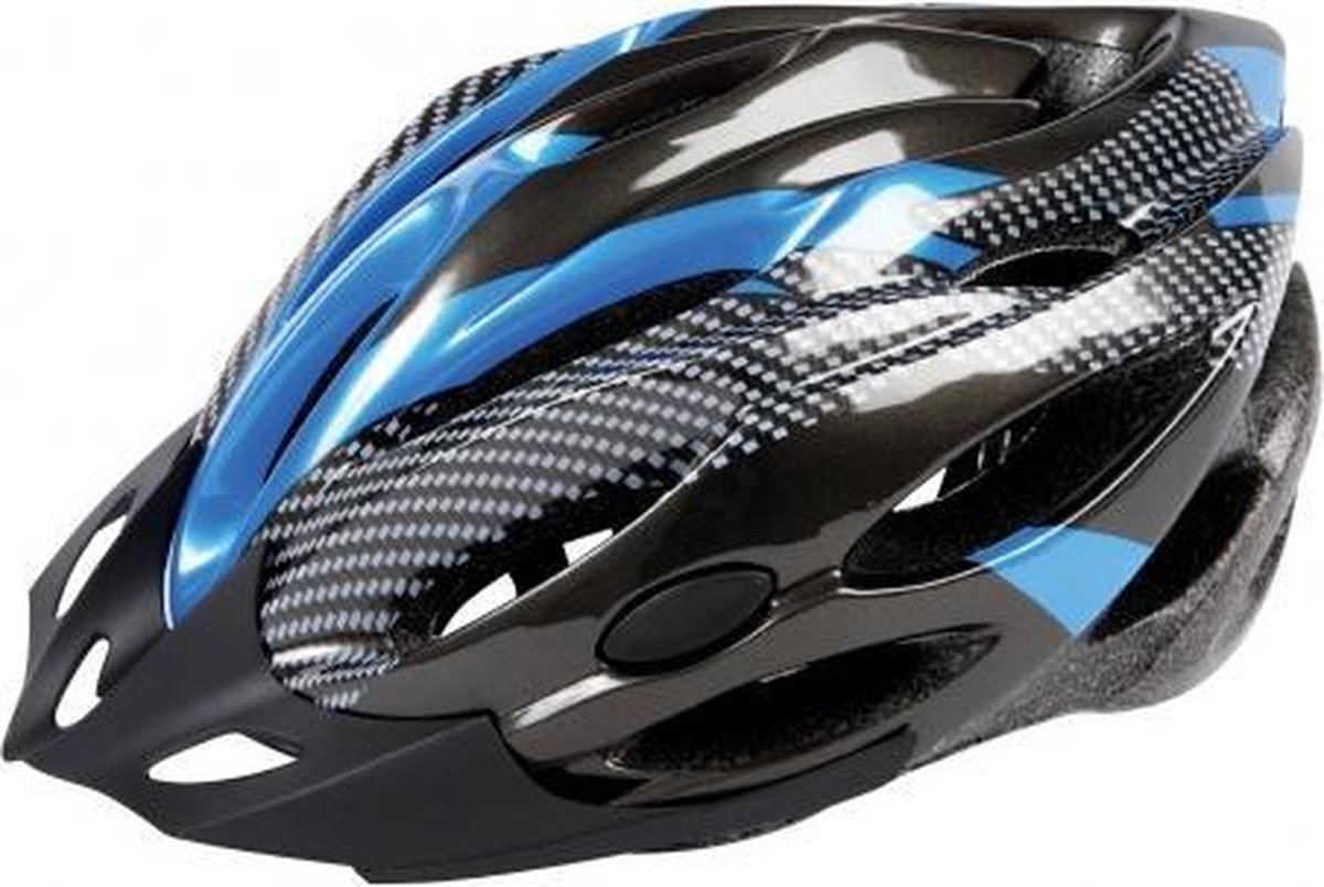 Mirage Fietshelm Allround 58-62cm zwart/blauw