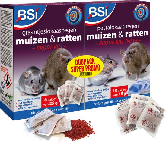 Mort-aux-rats grains BSI, 150 g (6 x 25 g)