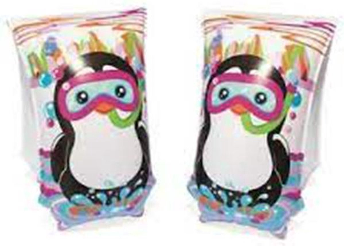 Bestway zwembandjes - Pinguin - 5 -12 jaar - 15 x 30 cm