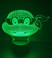LAMPE LED 3D - TORTUE NINJA