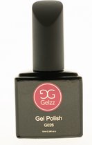 Gelzz Gellak - Gel Nagellak - kleur Solid Hot Pink G026 - Roze - Dekkende kleur - 10ml - Vegan