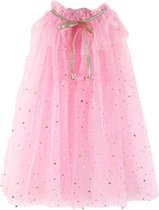 Jobber Toys - Cape de princesse - Couleur rose - Tissu tulle - Robe de princesse - Cape de princesse - Costume de princesse