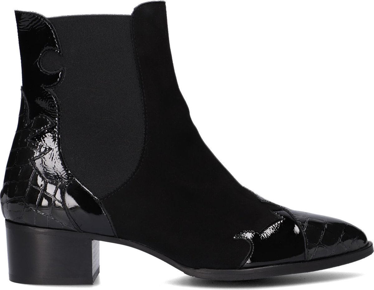 Pertini 30961 Enkellaarsjes - Enkelboots - Dames - Zwart - Maat 37 | bol.com