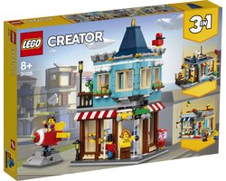 foto van LEGO Creator Woonhuis en Speelgoedwinkel - 31105