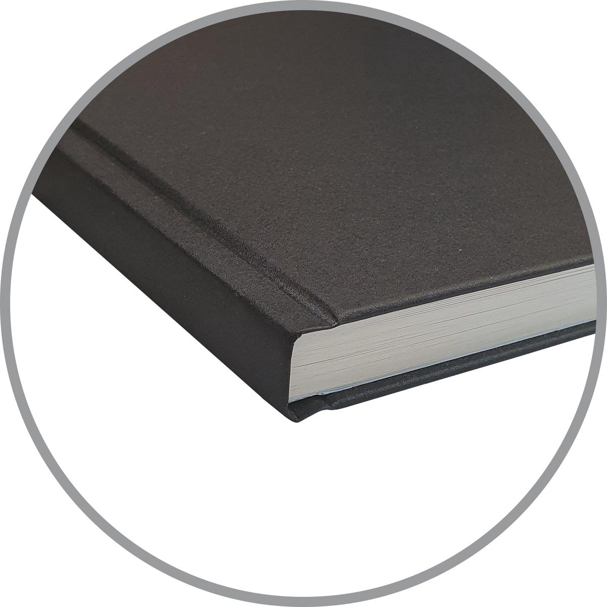Oxford schetsboek - A5 - 96 vel - 100g papier - harde kaft - zwart — afbeelding 6
