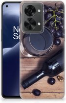 Telefoonhoesje OnePlus Nord 2T Leuk TPU Backcase Wijn