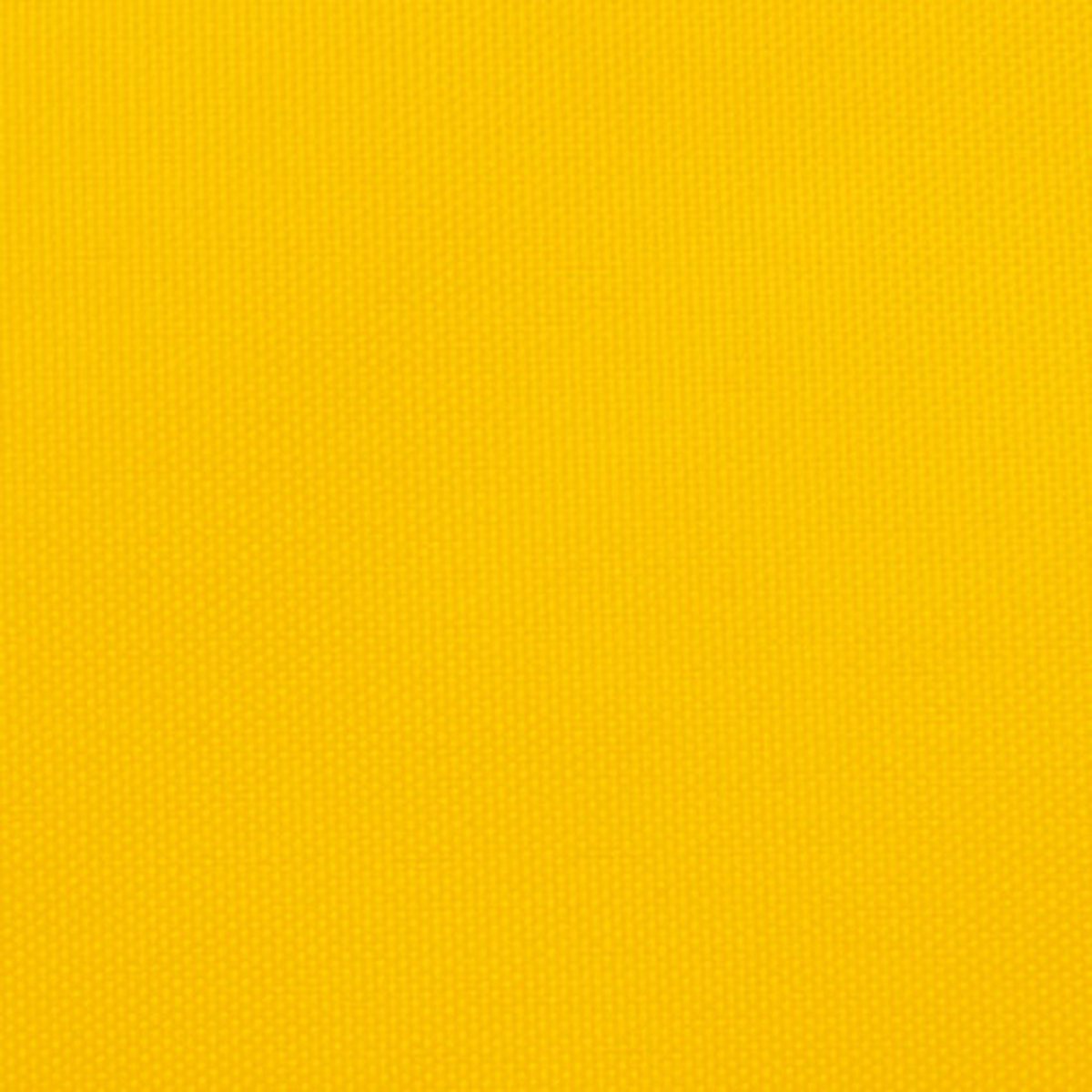 vidaXL Zonnescherm driehoekig 4.5x4.5x4.5 m oxford stof geel