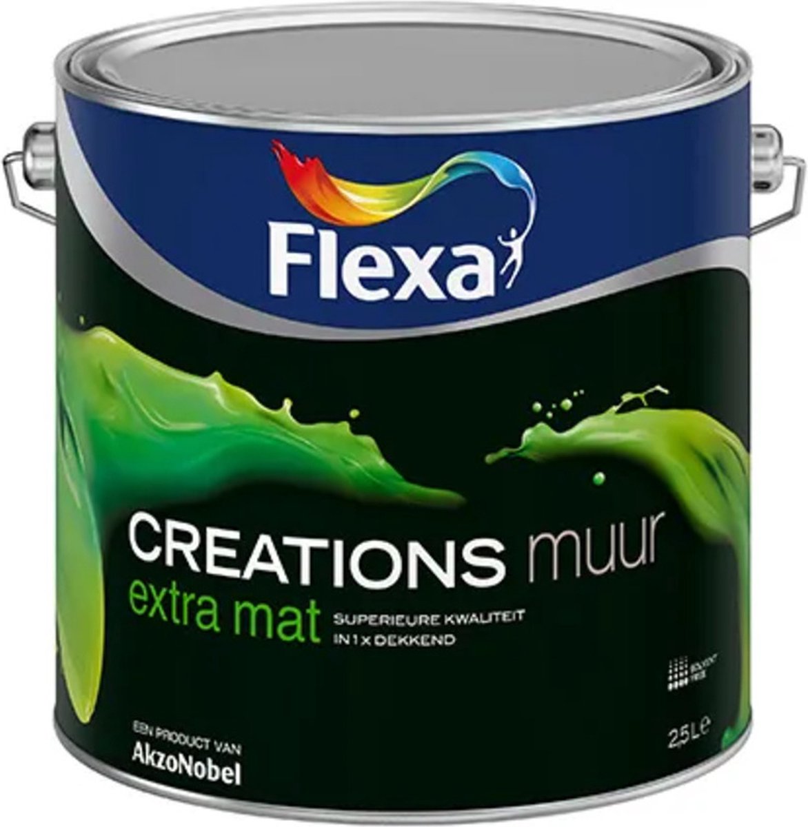 Flexa Creations Muurverf - Extra Mat - Soft Pearl - Beige / Crème - 2,5  liter | bol.com