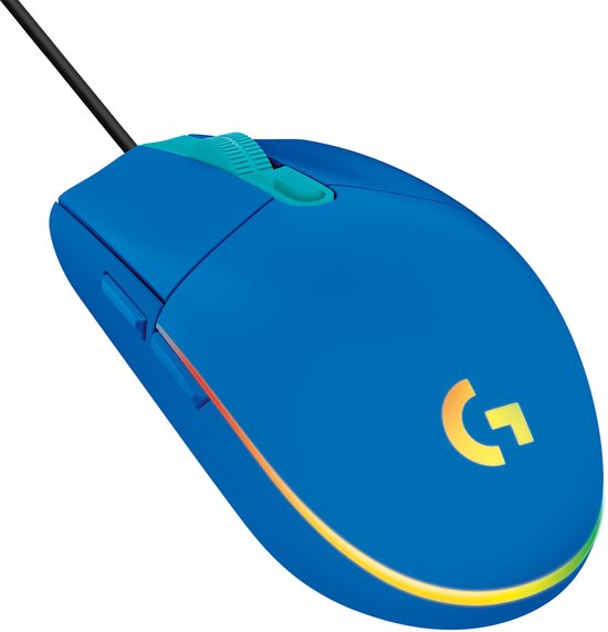 Logitech G203 Lightsync gaming muis