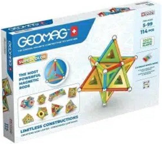 Foto: Geomag super color recycled 114 delig