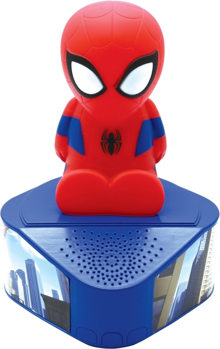 Lexibook Spider Man-luidspreker, Licht Figuur, Bluetooth 5.0, USB / USB type C-poort, BTD80SP