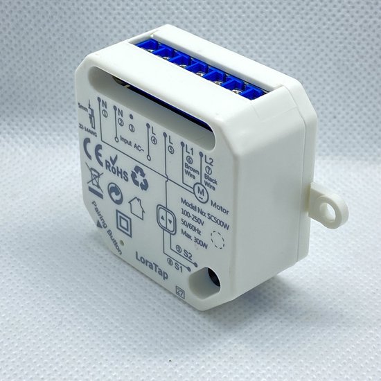 LoraTap Interrupteur d'obturateur RF électrique avec télécommande Module de  commande sans fil pour Roller Shutters