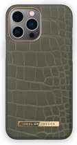 iDeal of Sweden Fashion Case iPhone 13 Pro Max Khaki Croco