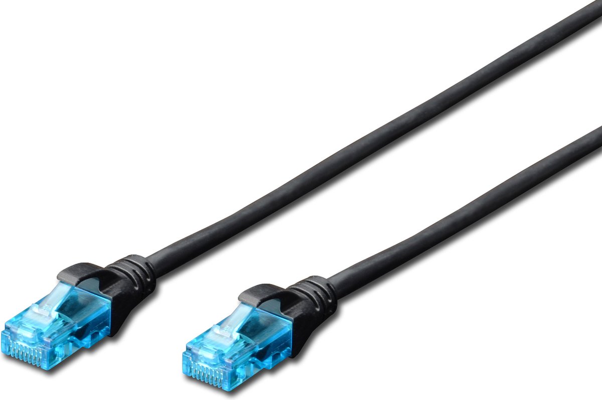 Digitus DK-1512-030/BL - Netwerkkabel - RJ45 - 3 m - Zwart
