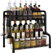 Spice rack kruidenrek rek voor bewaren van kruidenpotten kruidenorganiser