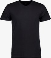 Unsigned heren T-shirt zwart V-hals - Maat M
