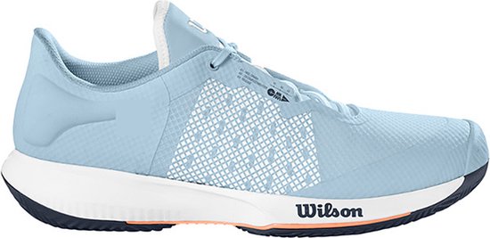 Wilson Kaos Swift Clay Dames - Sportschoenen - Tennis - Smashcourt - Light Blue/Orange - MAAT 42