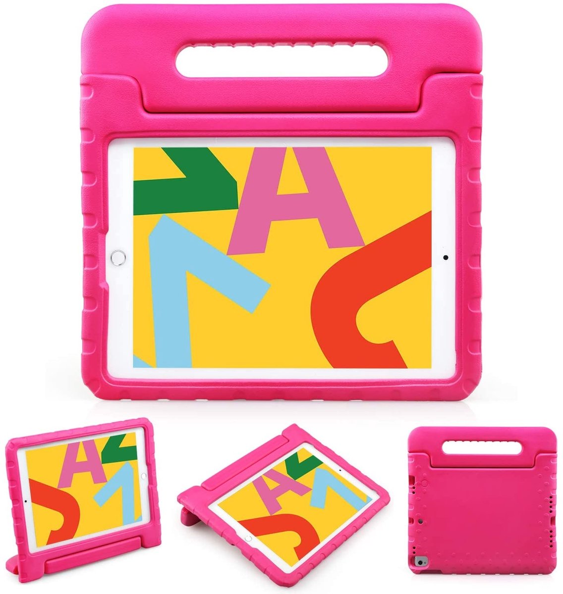Kinderhoes Geschikt Voor iPad 2020/2021 10.2 Inch Kinderhoes Roze