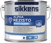 Sikkens Alpha Rezisto Easy Clean - Peinture pour les murs - Opaque - Intérieur - À base Water - Mat - Wit