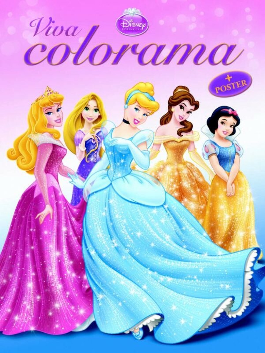 Disney Princess Viva colorama en poster