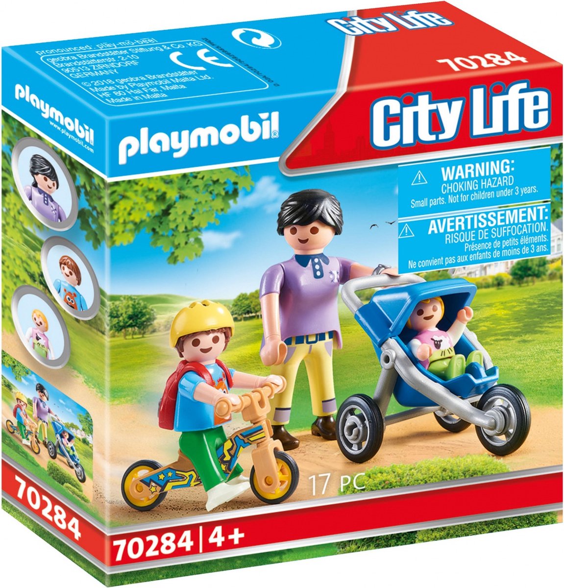 PLAYMOBIL City Life Maman avec enfants - 70284