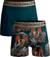 Muchachomalo Heren Boxershorts - 2 Pack - Maat S - Mannen Onderbroeken