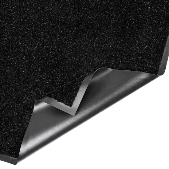Wicotex - Deurmat - kokosmat - schoonloopmat Zwart - Afmeting 80x120cm
