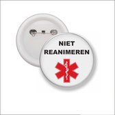 Button Met Speld 58 MM - Niet Reanimeren