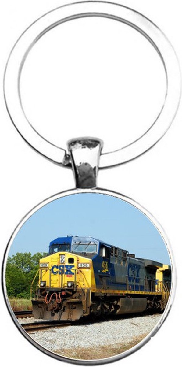 Sleutelhanger Glas - Trein