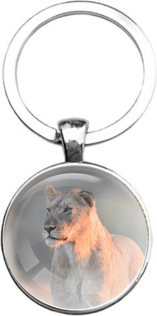 Sleutelhanger Glas - Leeuw
