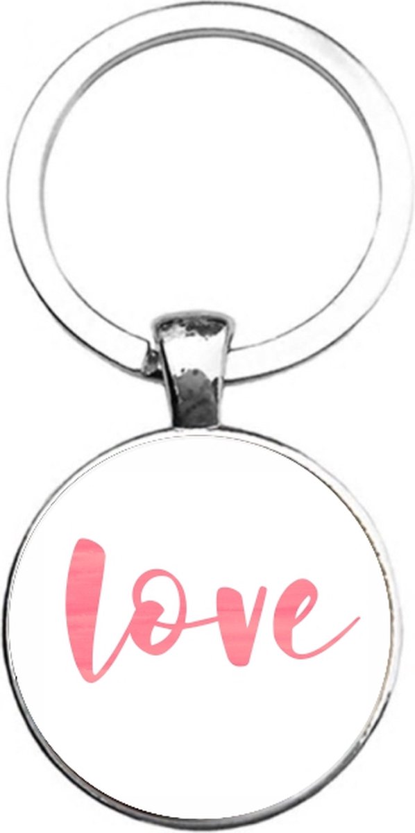 Sleutelhanger Glas - Love