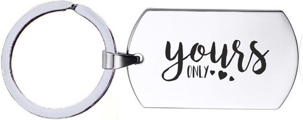 Sleutelhanger RVS - Yours Only