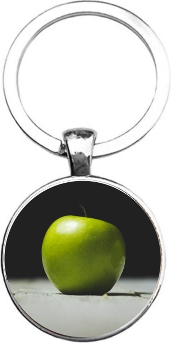 Sleutelhanger Glas - Appel