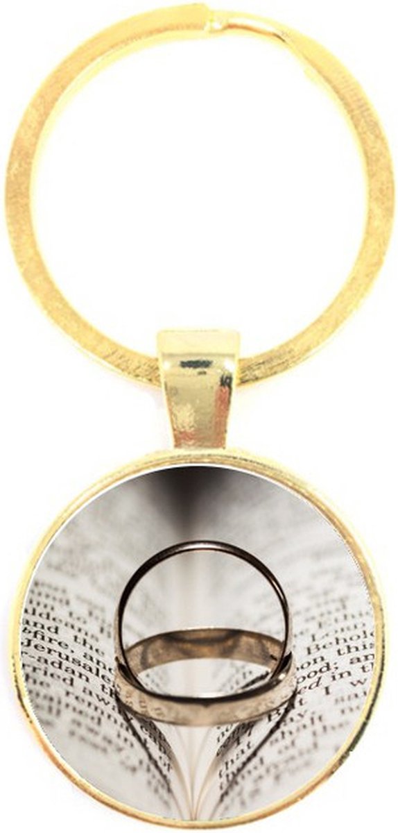 Sleutelhanger Glas - Ringen