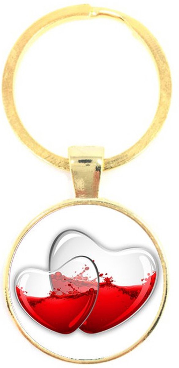 Sleutelhanger Glas - Liefde