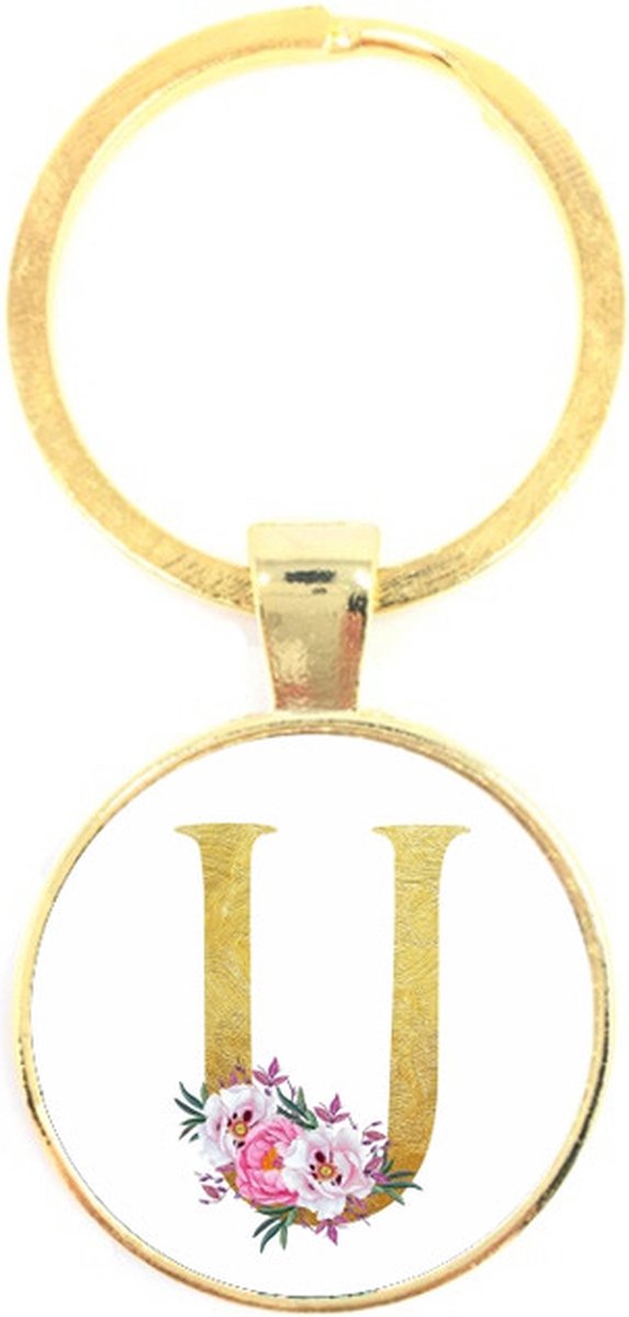 Sleutelhanger Glas - U