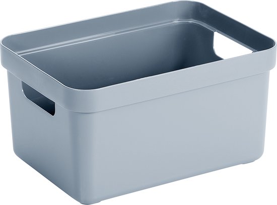 Sunware Sigma Home Storage Box 13L - bleu-gris - 35,2 x 25,3 x 18,3 cm